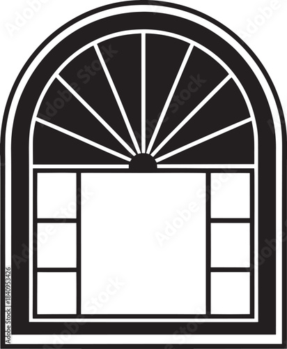 vector illustration of a window