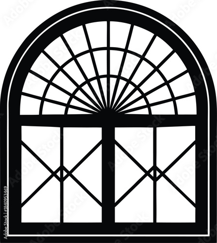 vector illustration of a window
