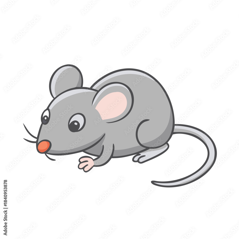Fototapeta premium PNG Mouse rat cartoon animal.