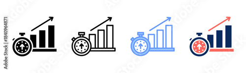 Watch Trend icon set multiple style collection