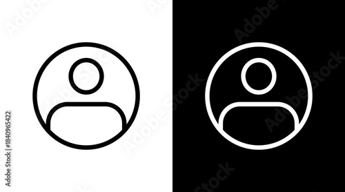 Profile Picture With Icon Set Design