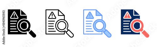 Root Cause icon set multiple style collection