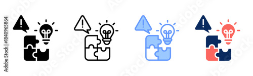 Hidden Issue icon set multiple style collection