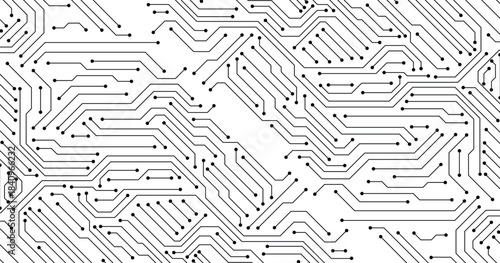 Abstract background with circuit board, technology background. 