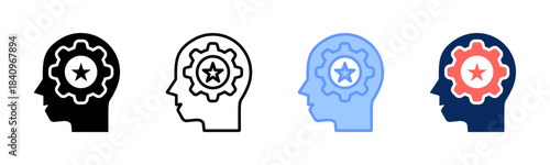 Dream Gear icon set multiple style collection