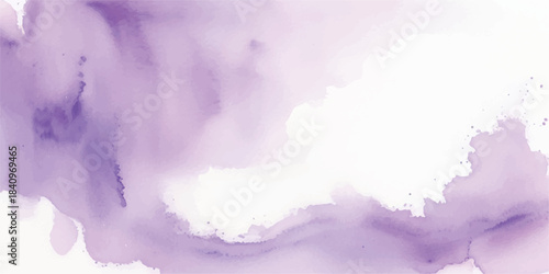 Abstract watercolor hand-painted blue sky cloudscape texture with beautiful bright summer sunlight