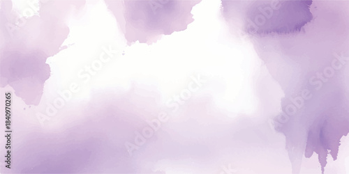 Abstract watercolor background featuring a light blue cloudscape pattern with vintage texture and subtle grunge art splashes