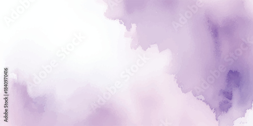 Abstract watercolor texture with blue and light fog patterns and copy space for vintage sky design