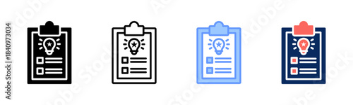 Bright Rank icon set multiple style collection