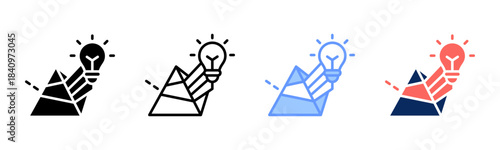 Idea Spectrum icon set multiple style collection