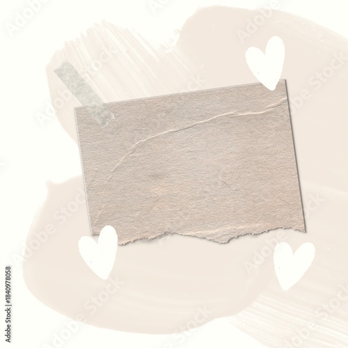 Heart shape Valentine day abstract background