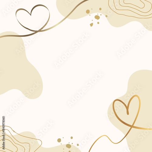 Heart shape Valentine day abstract background