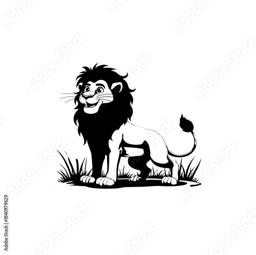 vector illustration of a lion
