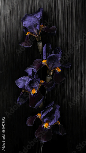 Iris is a flowering plant genus of 310 accepted species with showy flowers.