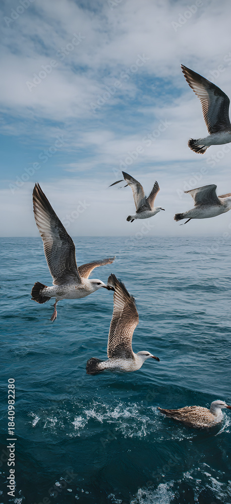 Fototapeta premium seagull in flight