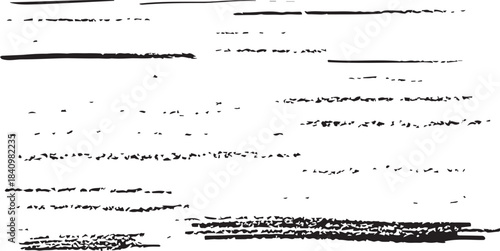 Distressed Paper Texture with Black Smudges and Streaks on White Background