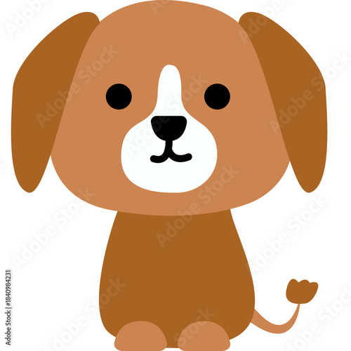 illustration dog cute cartoon