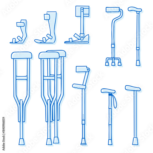 シンプルな医療補助用具　版ズレセット