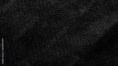 Wallpaper Mural Black felt fabric texture close up textile Torontodigital.ca