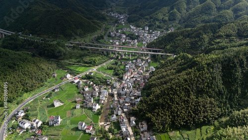 Aerial photography of villages in southern Anhui