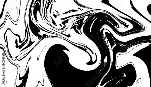 Marble abstract acrylic background. Natural black marbling artwork texture. Black and white abstract background. Liquid marble pattern. Monochrome texture.