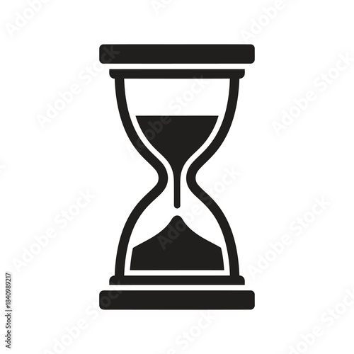 Hourglass timer symbolizing time measurement and duration tracking