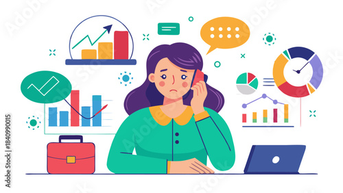 woman overwhelmed by work stress and deadlines