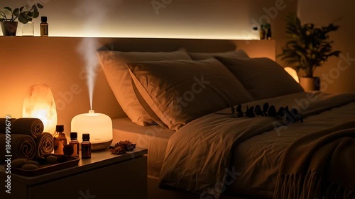 Serene Bedroom Ambiance: Aromatherapy and Relaxation