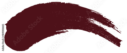 Dark Red Brush Stroke Textured Paint Swash