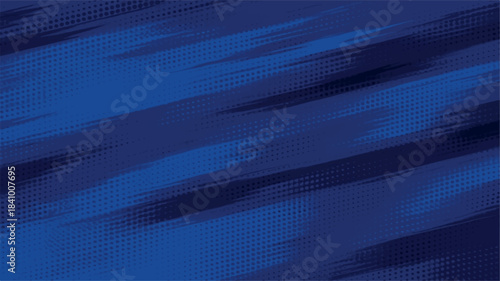 A futuristic blue abstract background featuring digital binary code and light patterns for a modern technology web wallpaper design