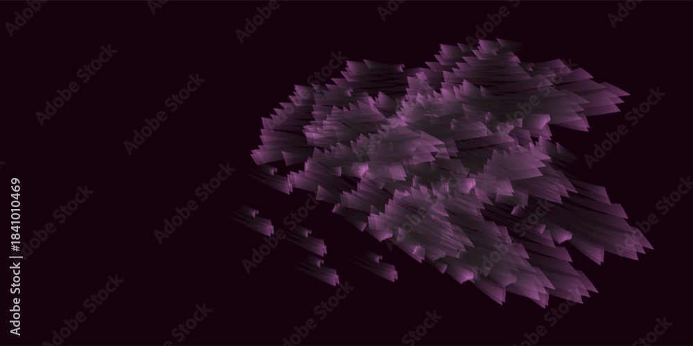 Naklejka premium Abstract pink with black digital 3d glitch effect. Screen techy texture. Dispersion background.