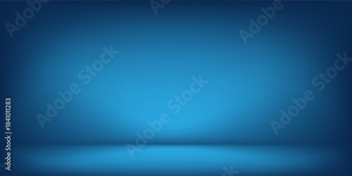 blue background, abstract wall studio room, can be used to present your product