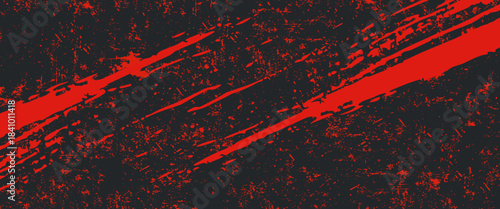 Background, contrast red and black color abstract template for business design. Technology style. You can use it for advertising, sports posters, templates, business presentations. Vector illustration