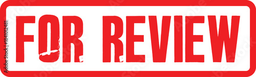 FOR REVIEW Red Stamp Transparent Image Seal Graphic