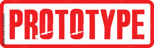 PROTOTYPE Transparent image - Red Stamp Graphic