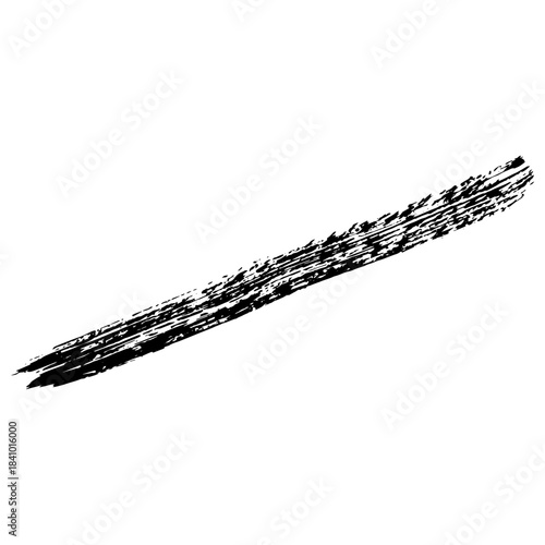 Hand drawn black ink brush strokes for creative design backgrounds