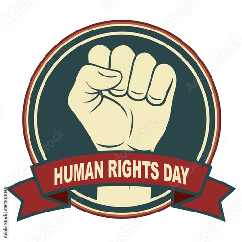 Human Rights Day sticker