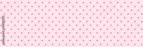 Seamless Soft pink dots pattern background design for romantic Valentine’s Day celebration graphics paper