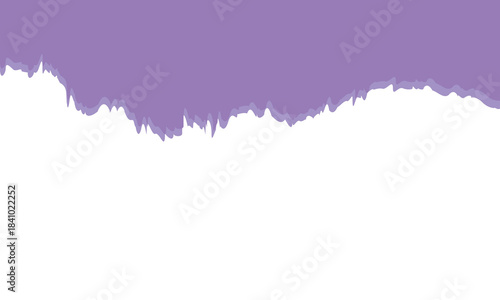 Purple torn paper  with empty space. Ripped purple paper revealing a blank white center, ideal for creative layouts, announcements, design mockups, and attention-grabbing backgrounds.

