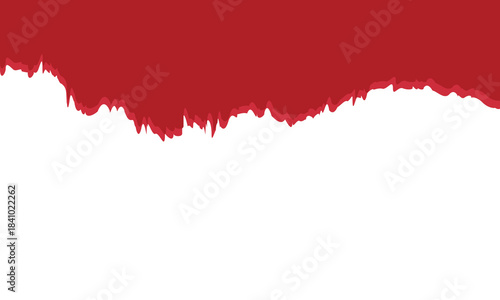 Red torn paper  with empty space. Red purple paper revealing a blank white center, ideal for creative layouts, announcements, design mockups, and attention-grabbing backgrounds.

