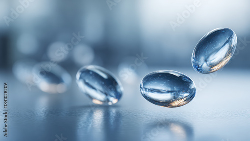 Assorted Medicine Pills on Background