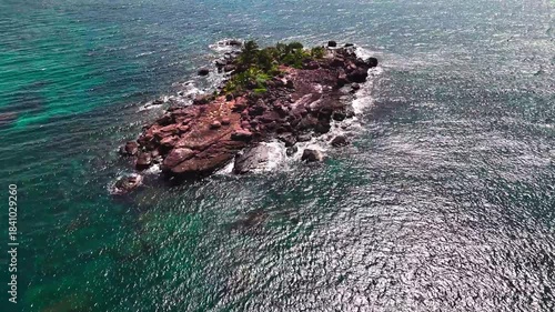small island off the island of Mai Rut just south of Phu Quoc Vietnam