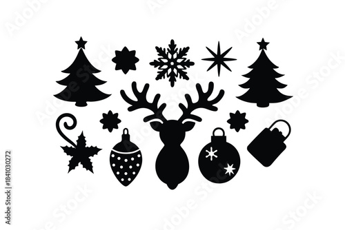 seasonal-vector-set-with-christmas-ornaments-and-h.eps