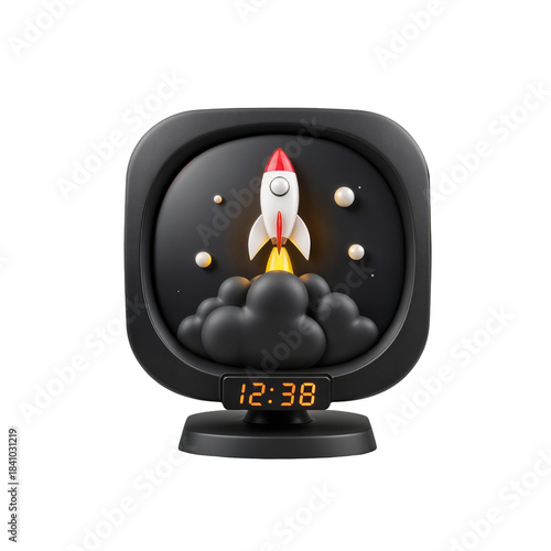 Rocket Launch Countdown Display