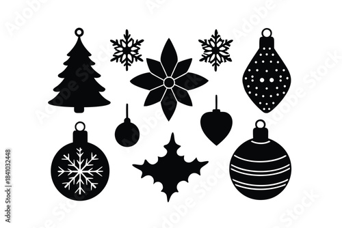 decorative-christmas-objects-and-ornaments-vector-.eps