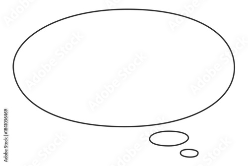 楕円形吹き出し素材