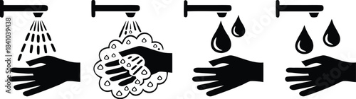 Handwashing steps hygiene cleanliness water soap

