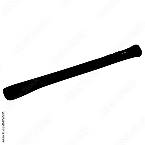 Hand drawn black brush strokes for creative grunge background designs