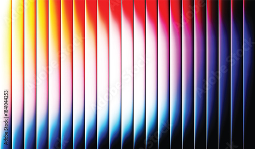 Vibrant Colorful Glass Ripple Texture Background EPS Vector. Abstract Wavy Distorted Surface Pattern, Multicolor Glossy Fluid Waves, Iridescent Crystal Effect Decorative Backdrop