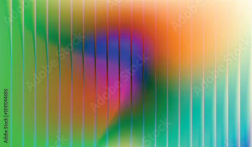 Vibrant Colorful Glass Ripple Texture Background EPS Vector. Abstract Wavy Distorted Surface Pattern, Multicolor Glossy Fluid Waves, Iridescent Crystal Effect Decorative Backdrop